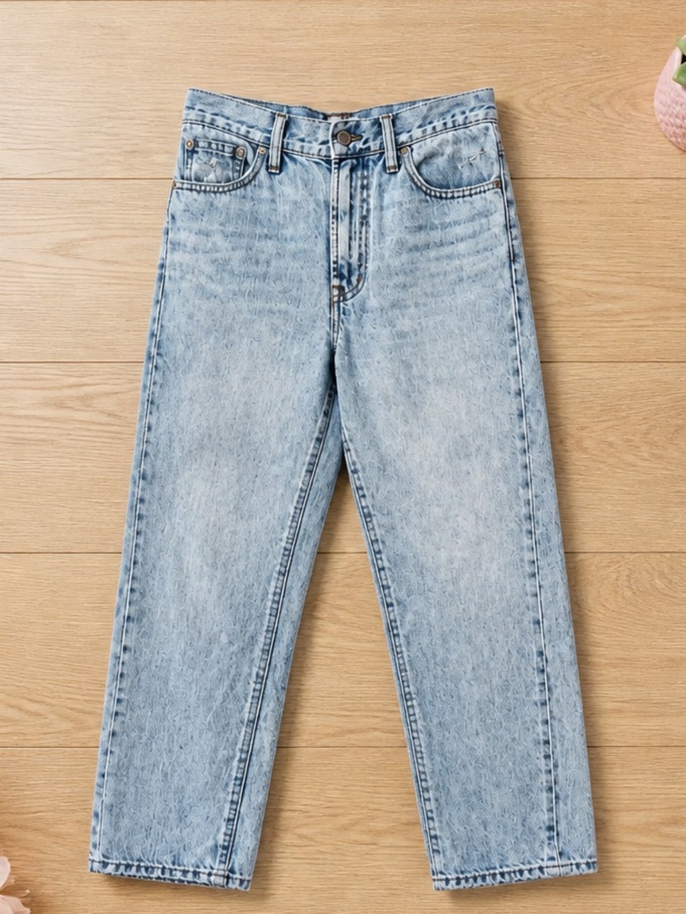 Madewell The Perfect Vintage Jean Light Wash High Rise Mom Jeans‎ Size 27